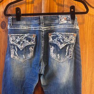Grace Easy Fit Embellished Jeans - Size 30